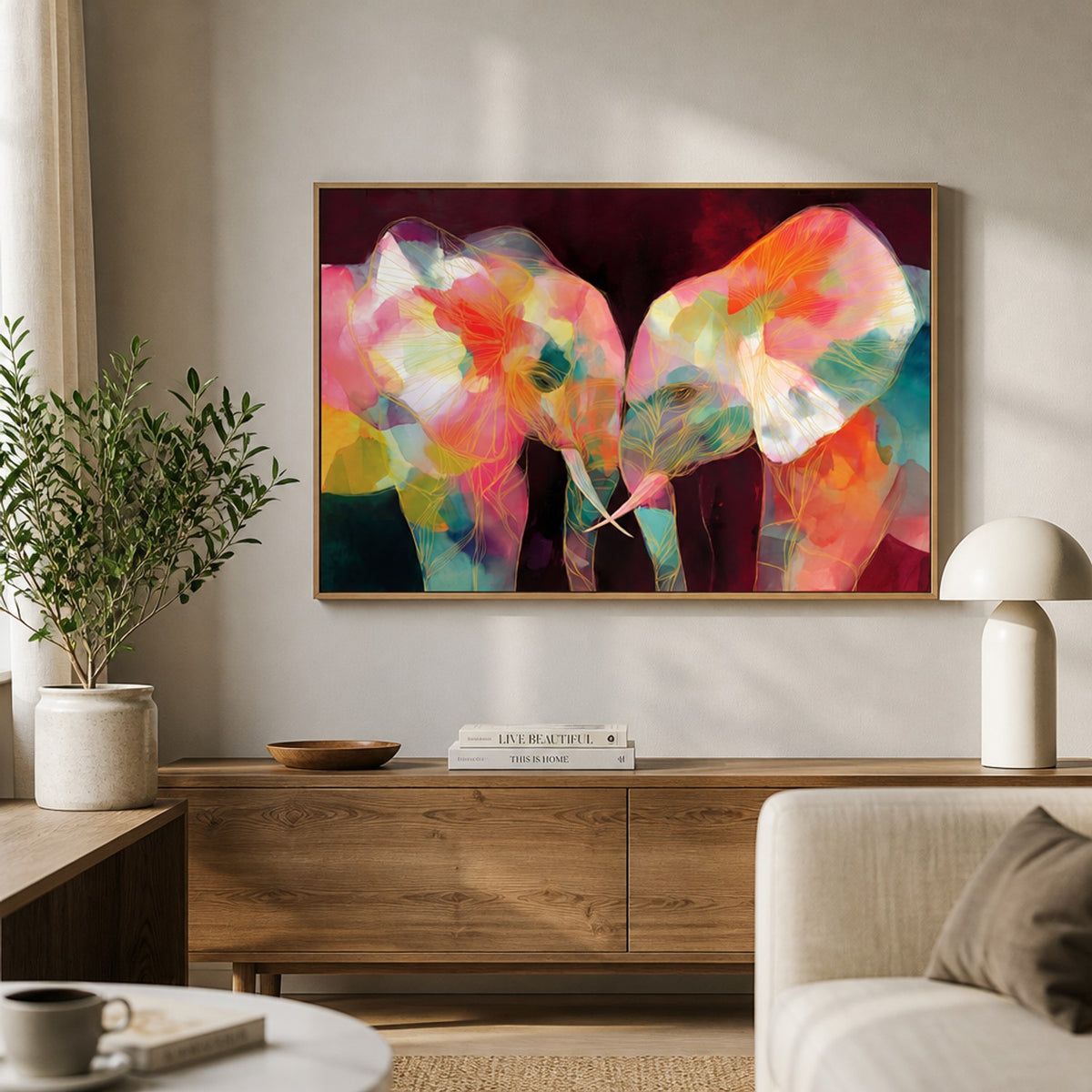 Elephant Mother and Calf