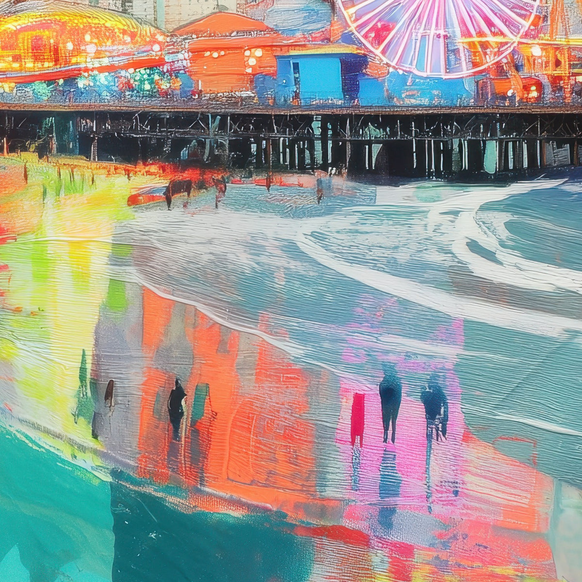 Santa Monica Pier in Color
