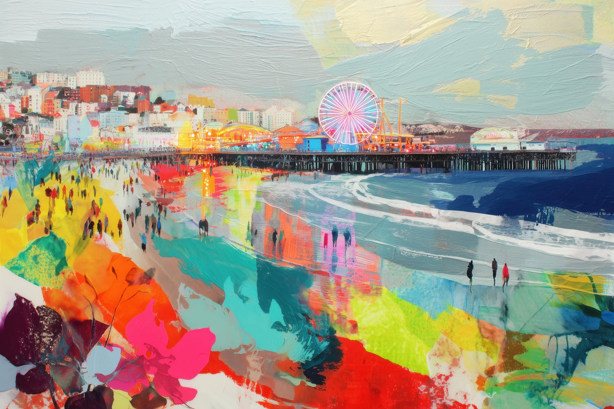 Santa Monica Pier in Color