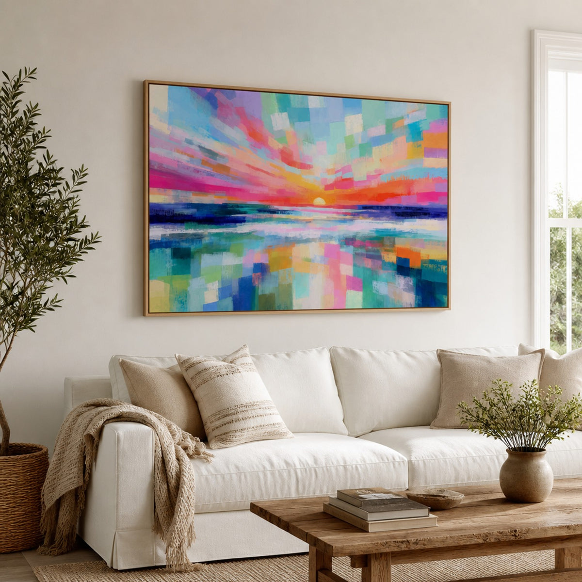 Ocean Sunset Mosaic