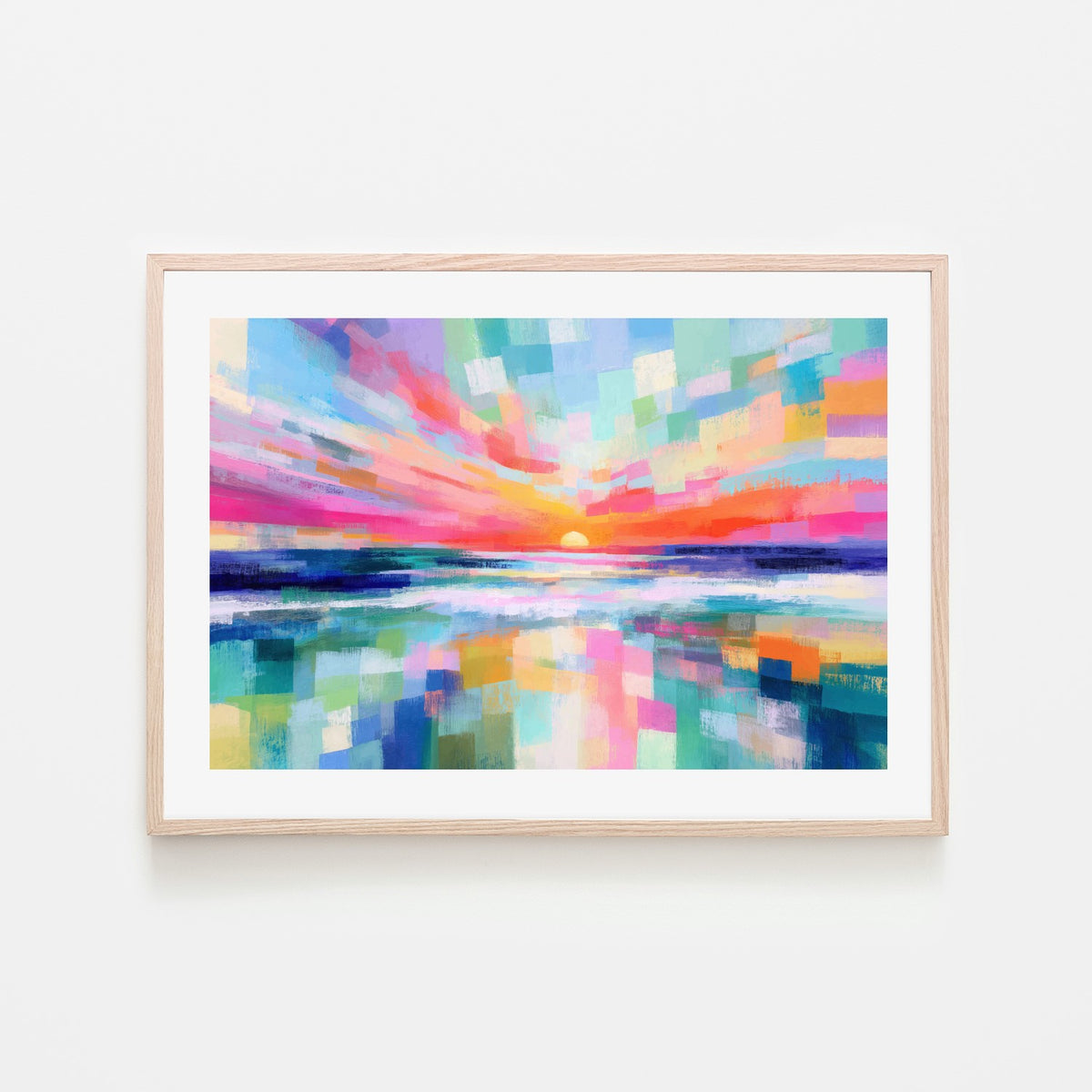 Ocean Sunset Mosaic