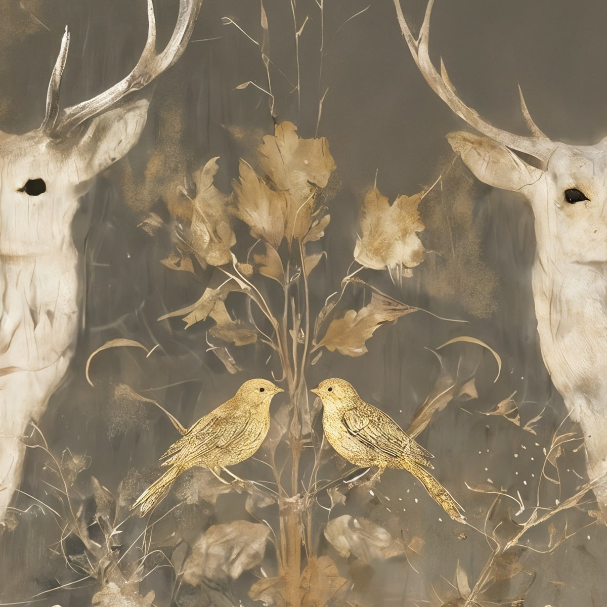 Mirrored Fawn Pair
