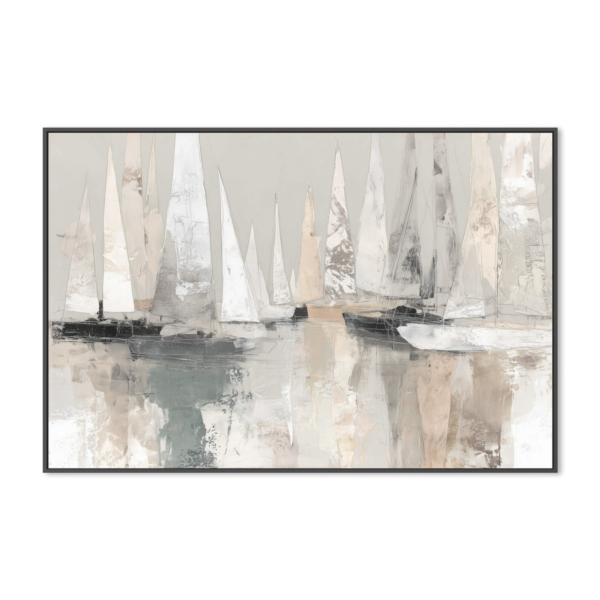 Sailboat Cluster At Bay