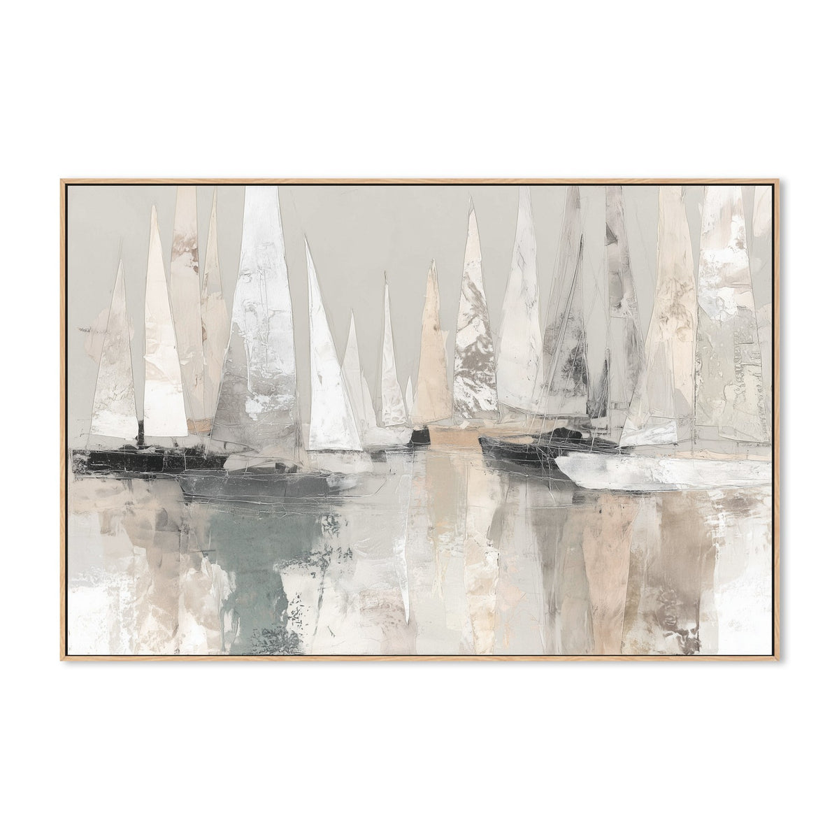 Sailboat Cluster At Bay