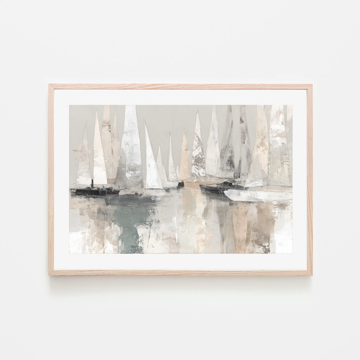 Sailboat Cluster At Bay