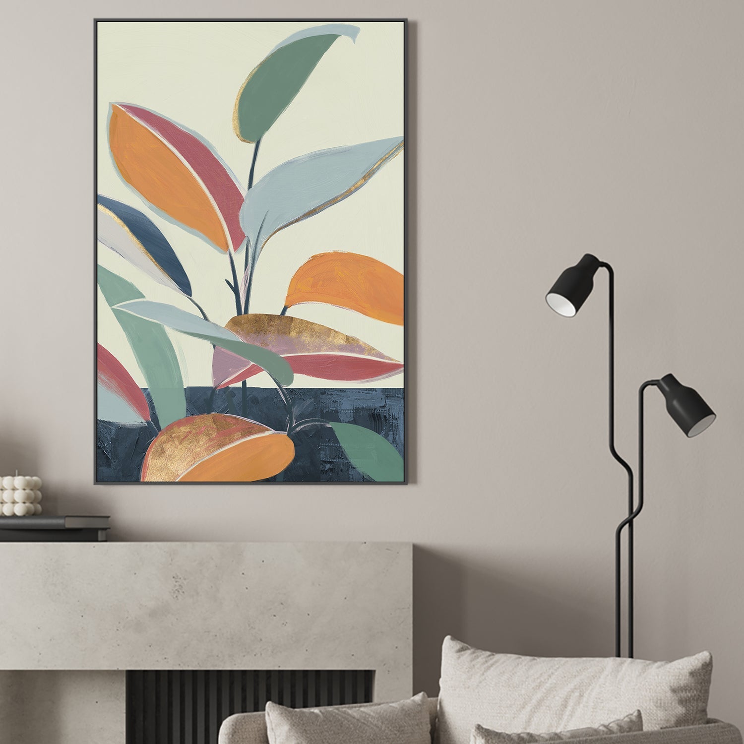 Colourful Orange Leaves, Style B