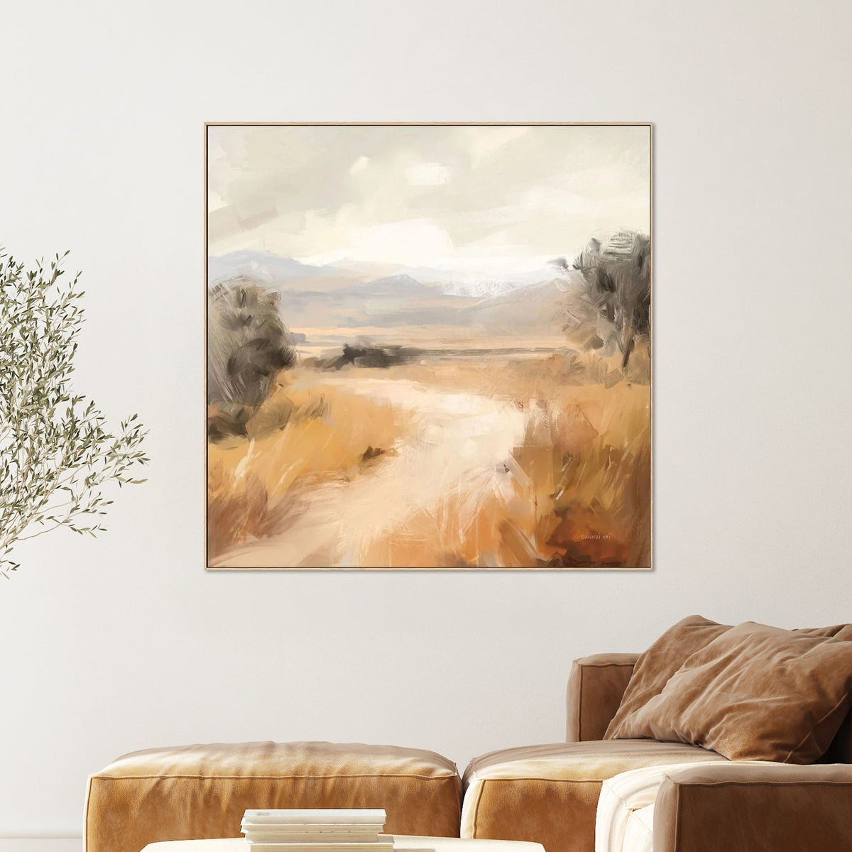 Landscape in Yellow Ochre