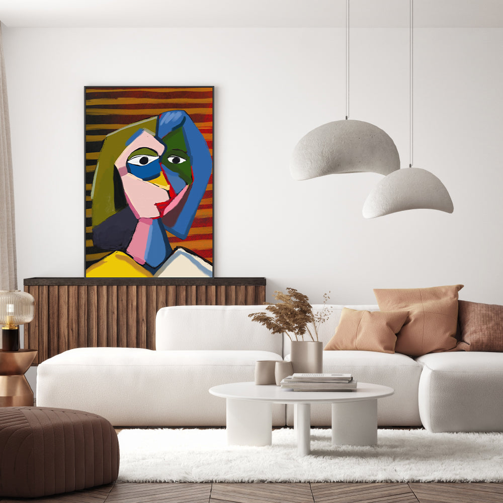 Potrait inspired by picasso