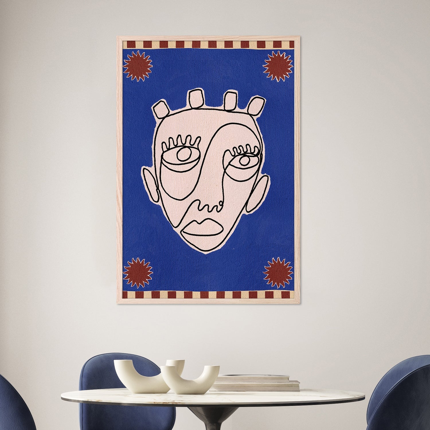 Contours in Blue