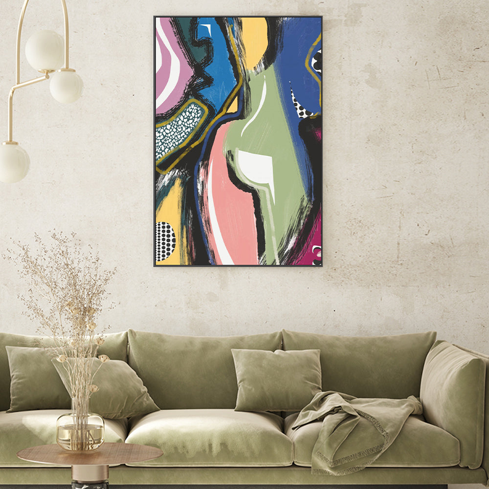 Colourful Abstract Silhouette