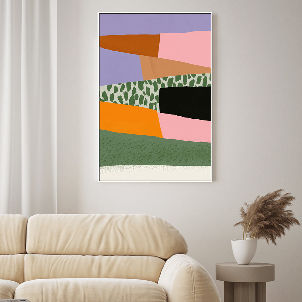 Collage abstract minimalism, Style B