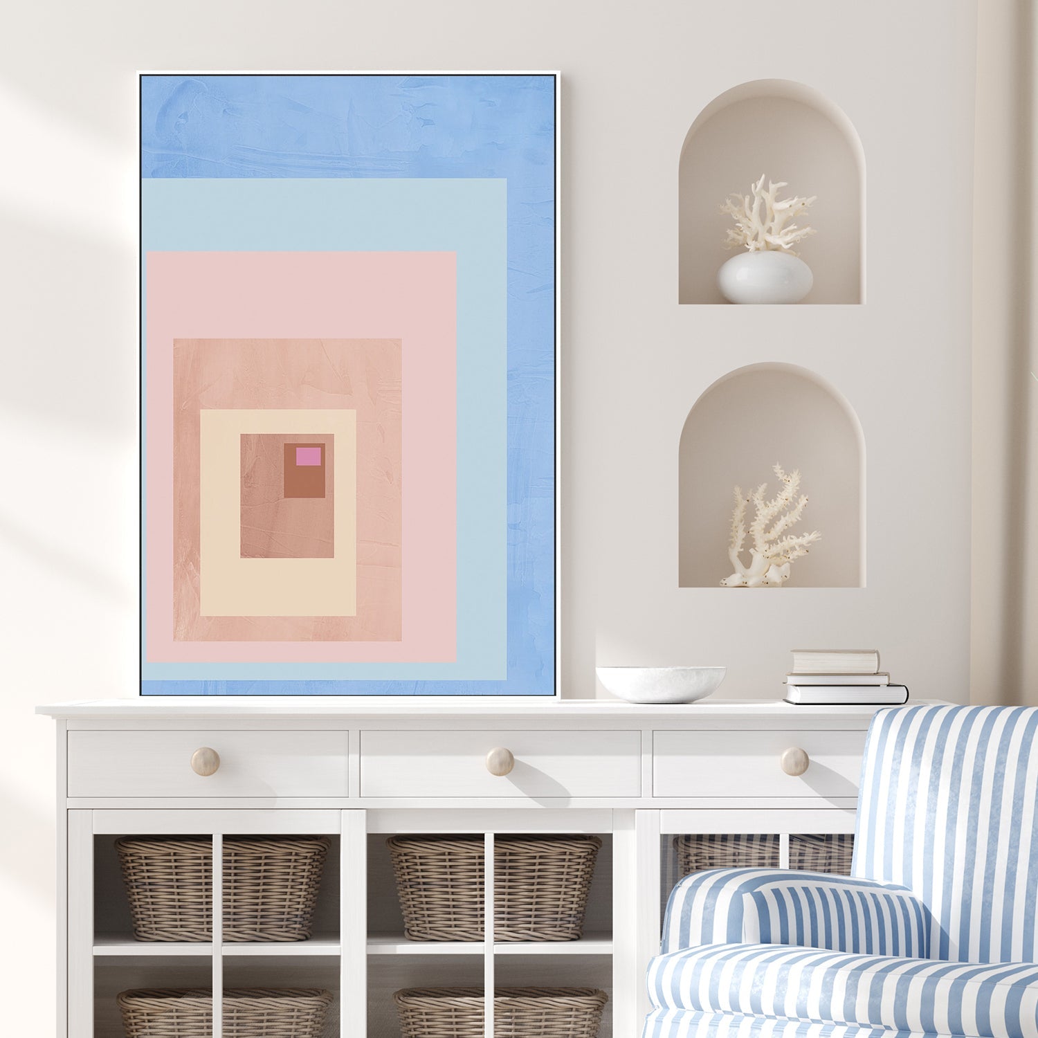 Pink Block Colour, Style A , By JL Design