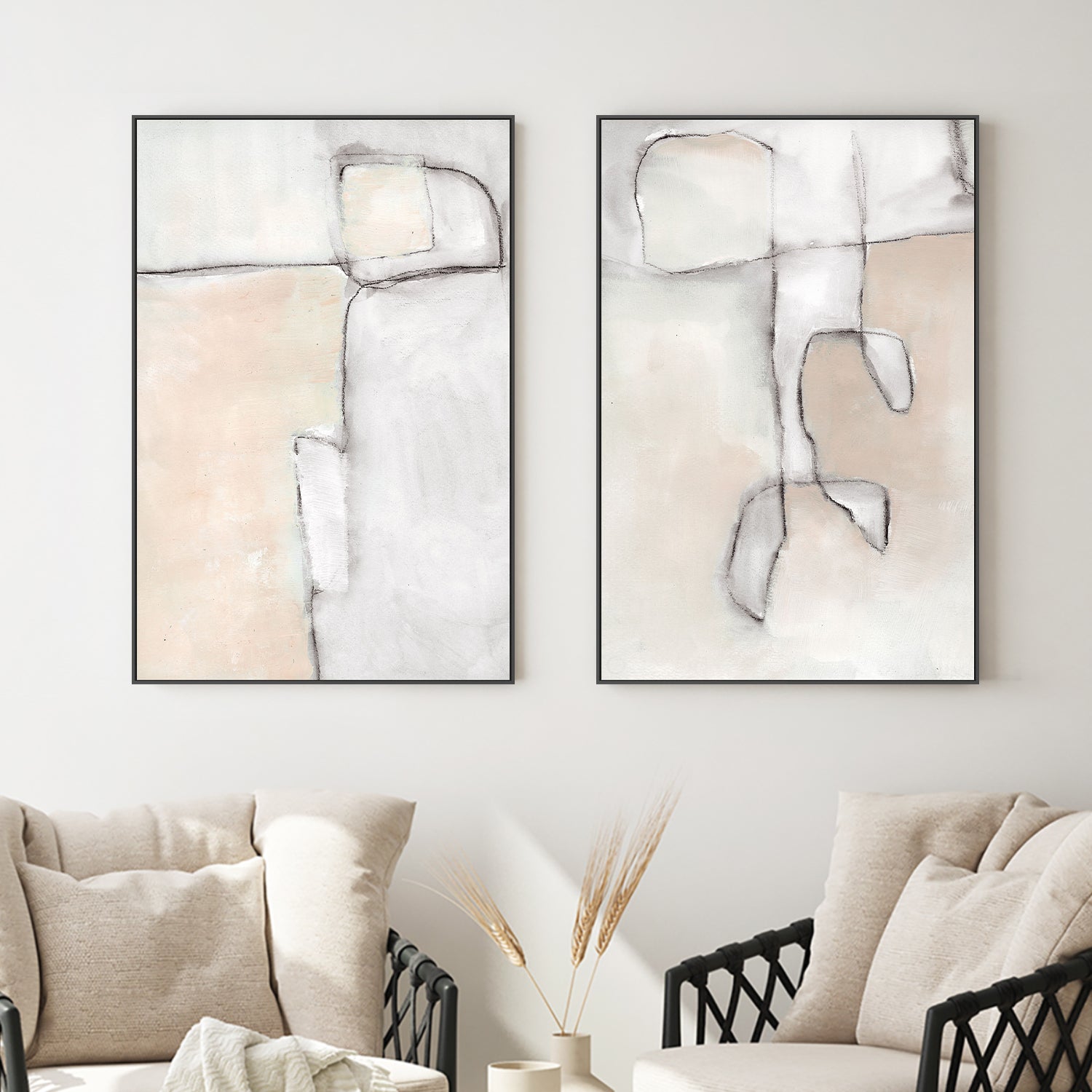 Fractional, Style A & B, Set Of 2 , By Aubrey