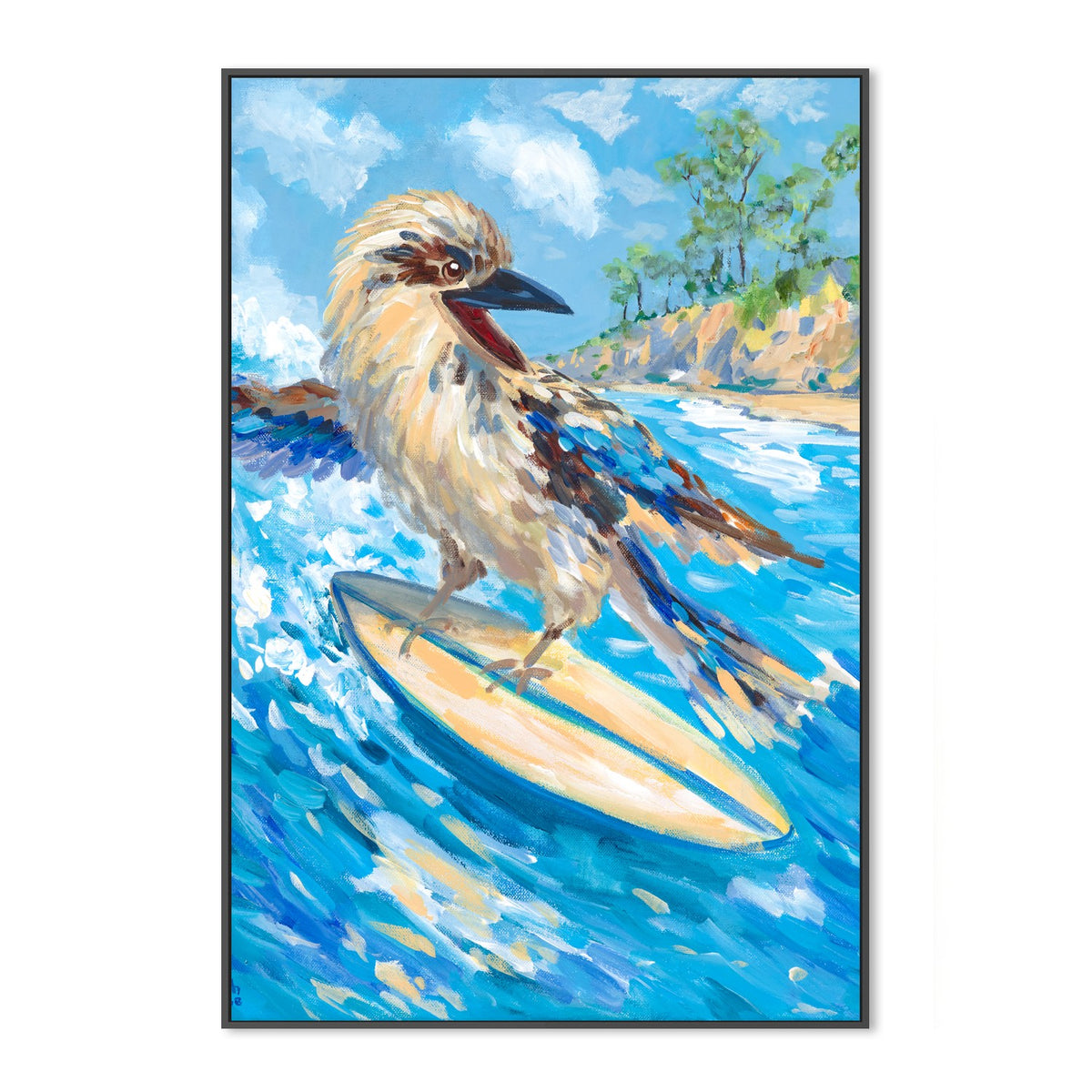 Surfing Kookaburra