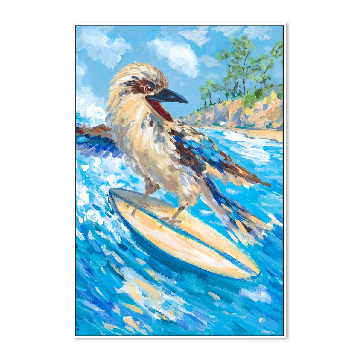 Surfing Kookaburra