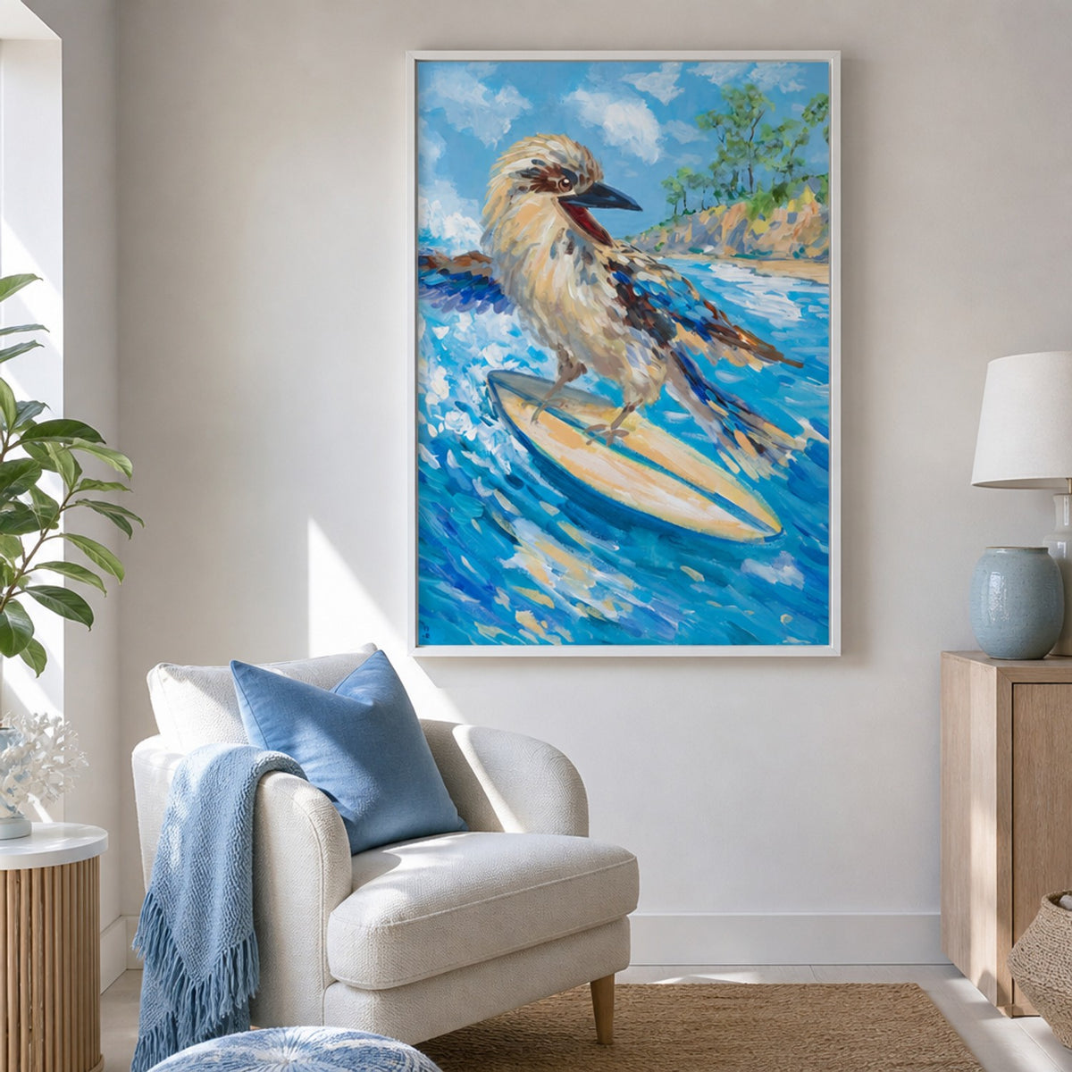 Surfing Kookaburra
