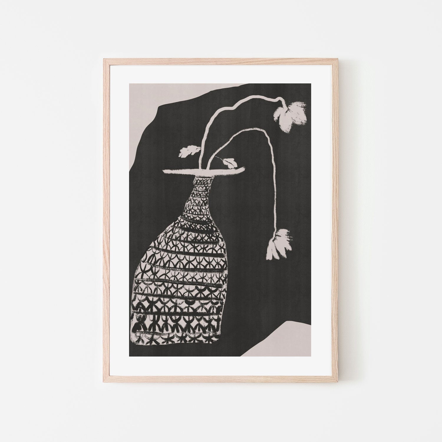 Monochrome Vase Still Life