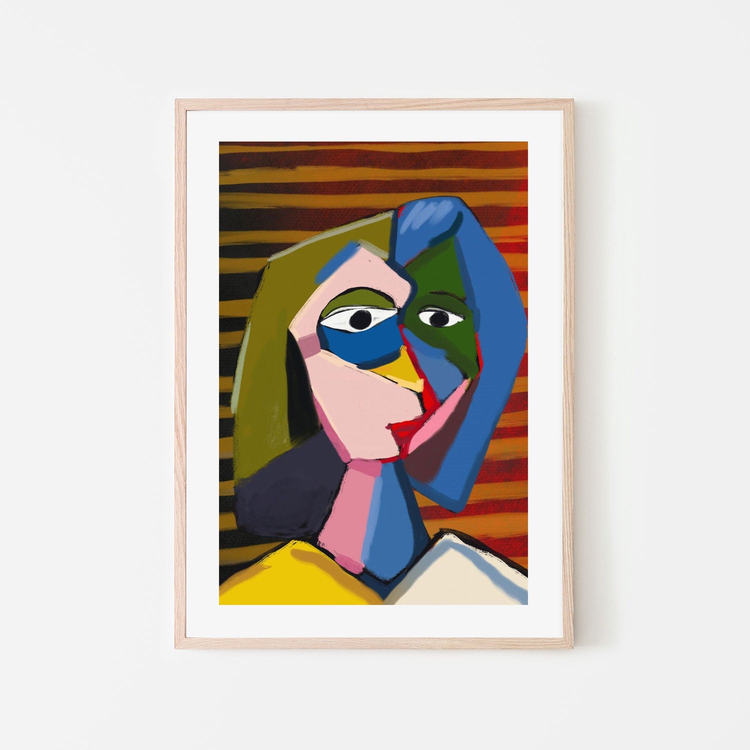 Potrait inspired by picasso