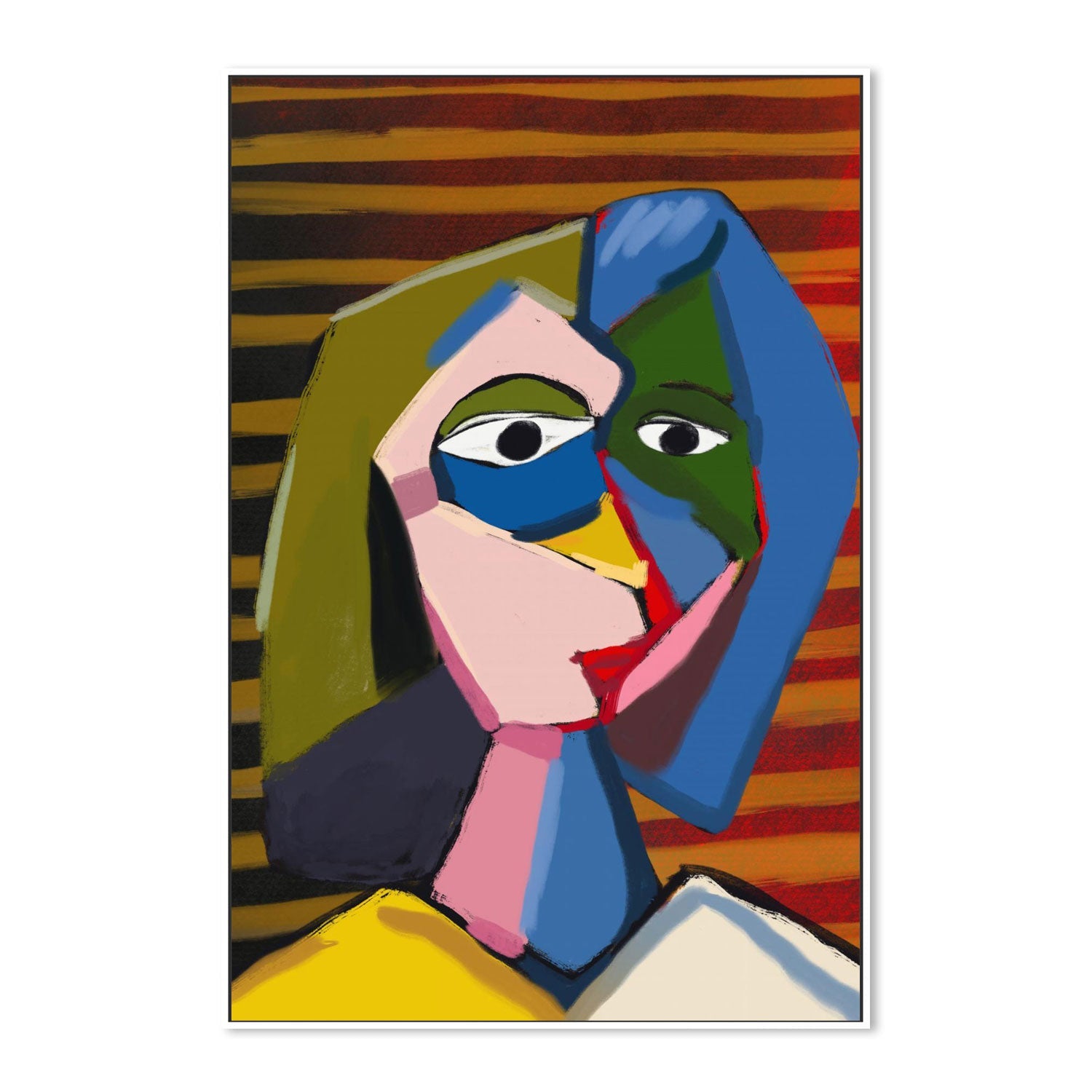 Potrait inspired by picasso
