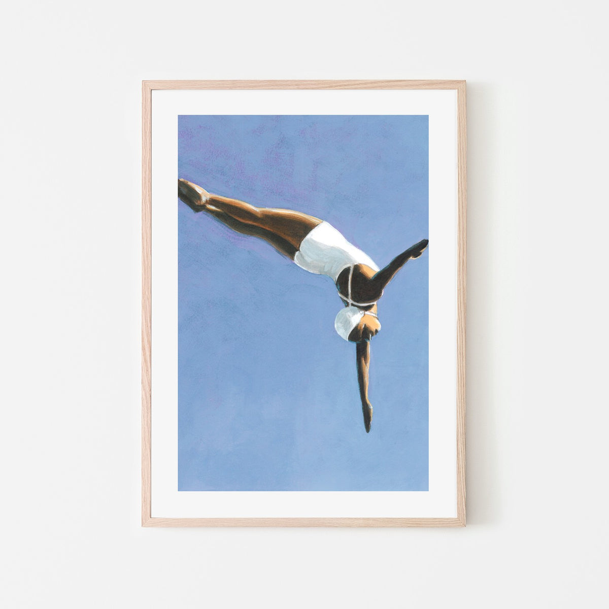 Diver in White