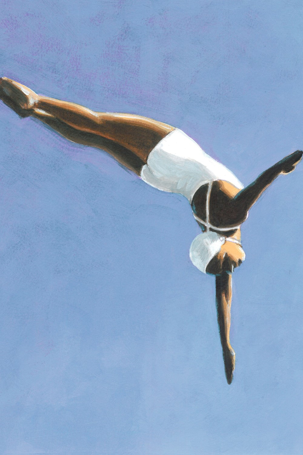 Diver in White