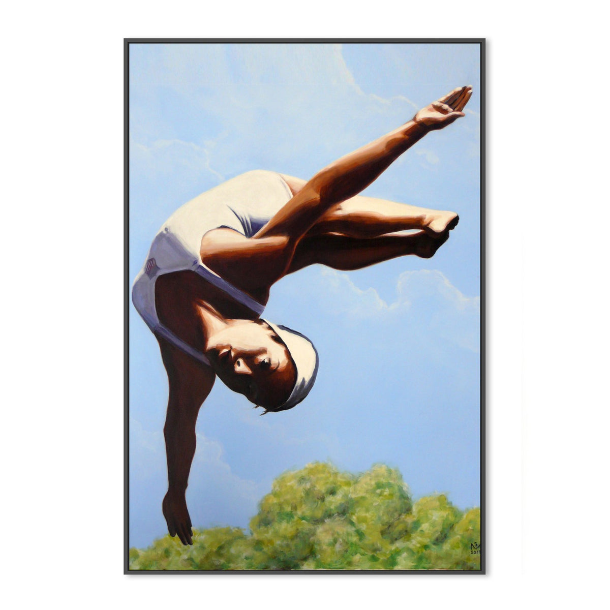 Diver Above Treetops III