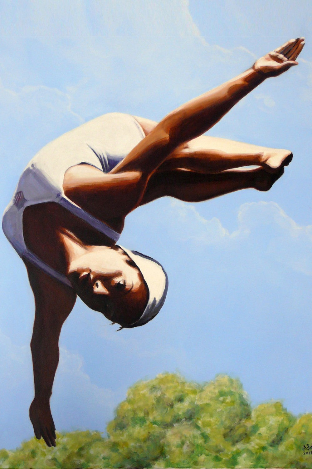 Diver Above Treetops III