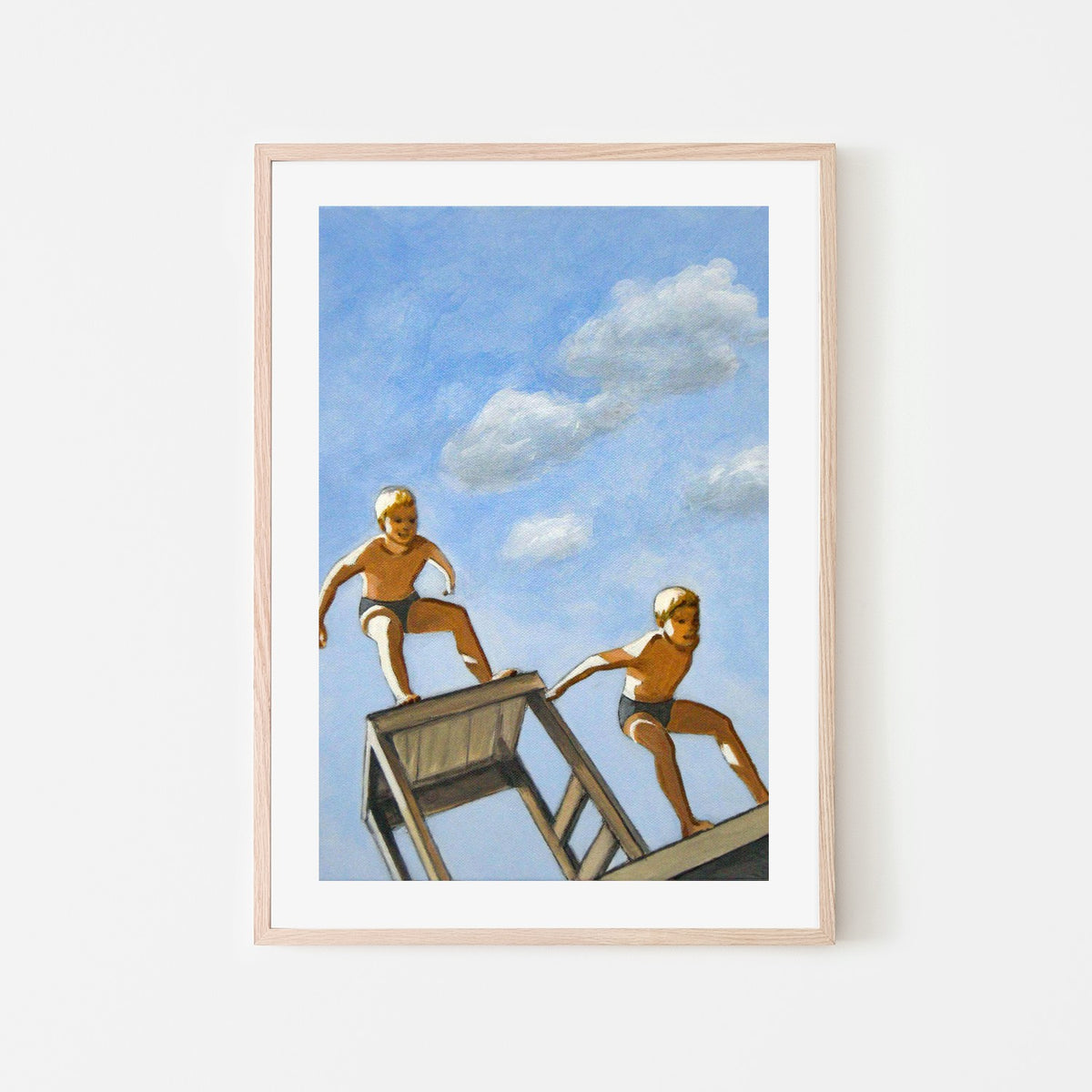 Two Diving Boys