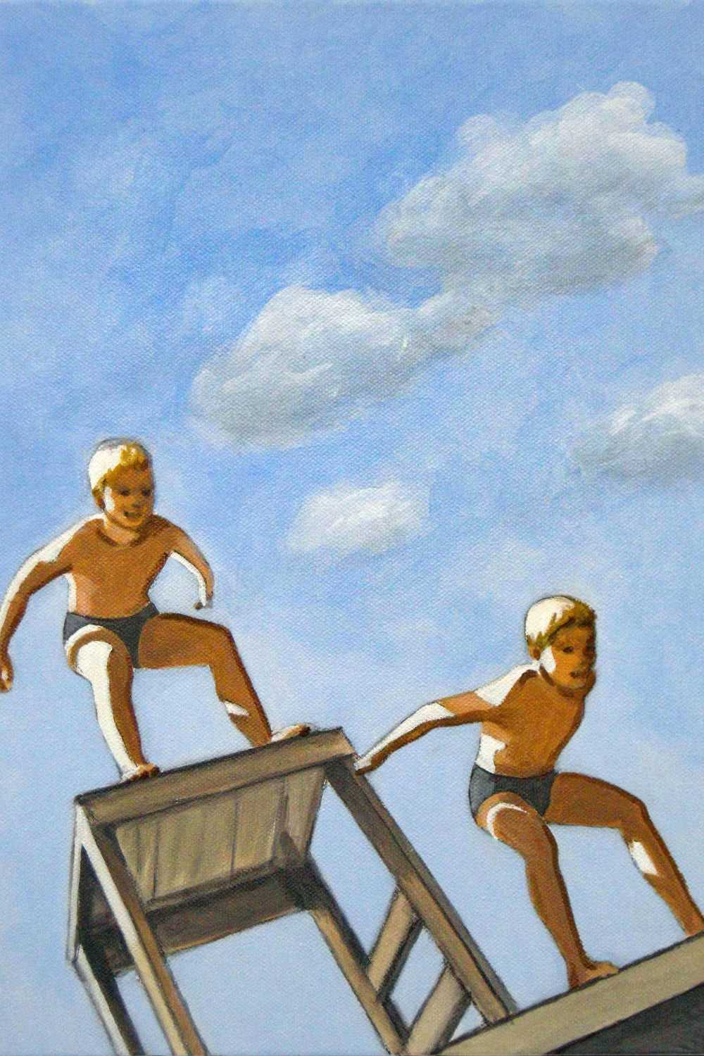 Two Diving Boys
