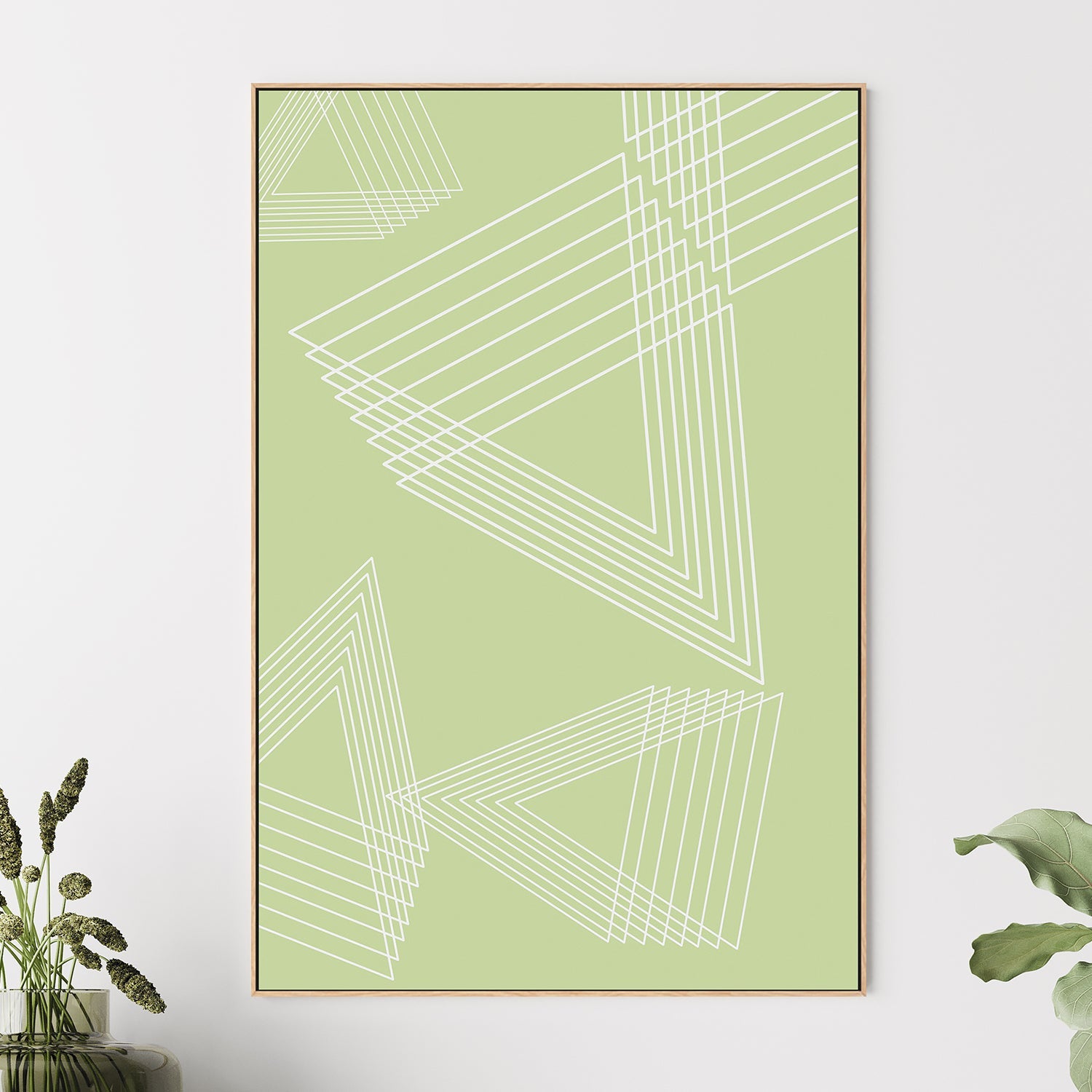 Green Triangle Clusters , By JL Design