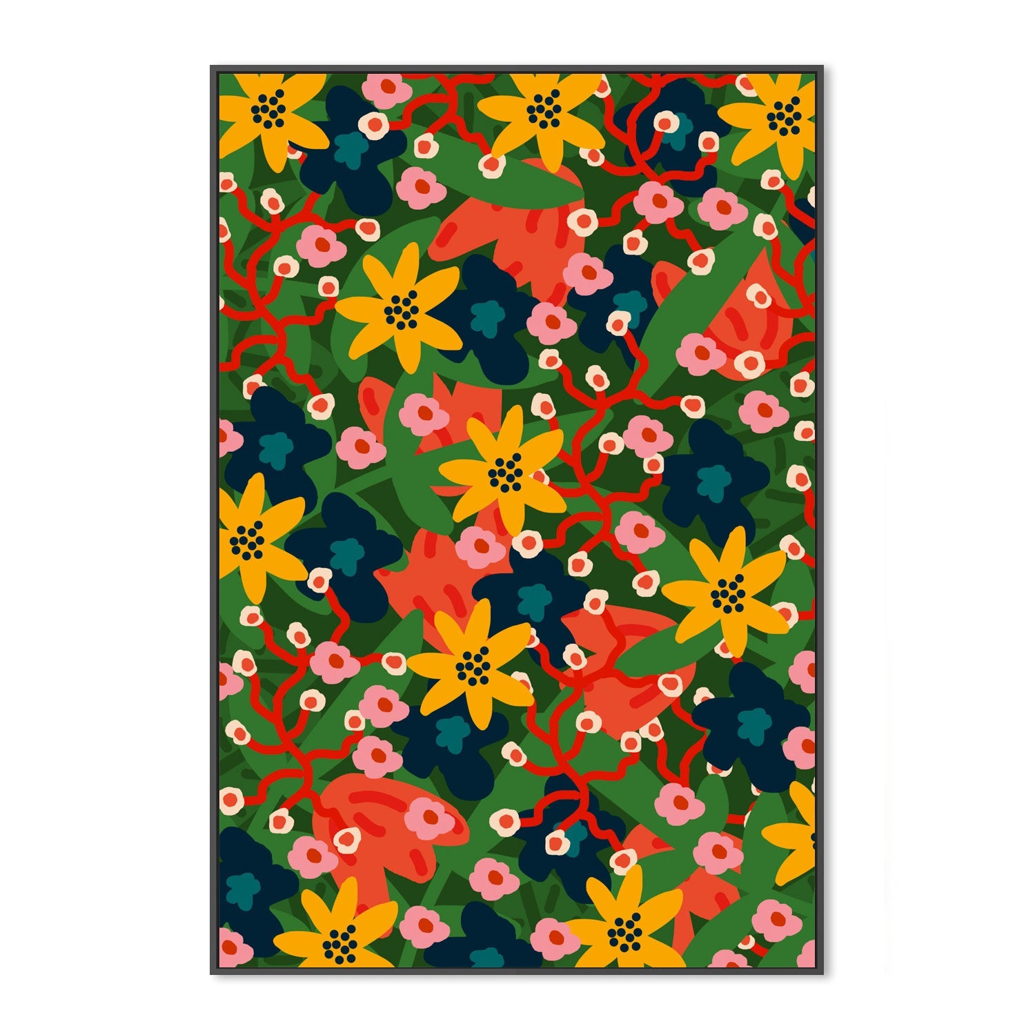 Vivid Petal Parade , By Rafaela Mascaro