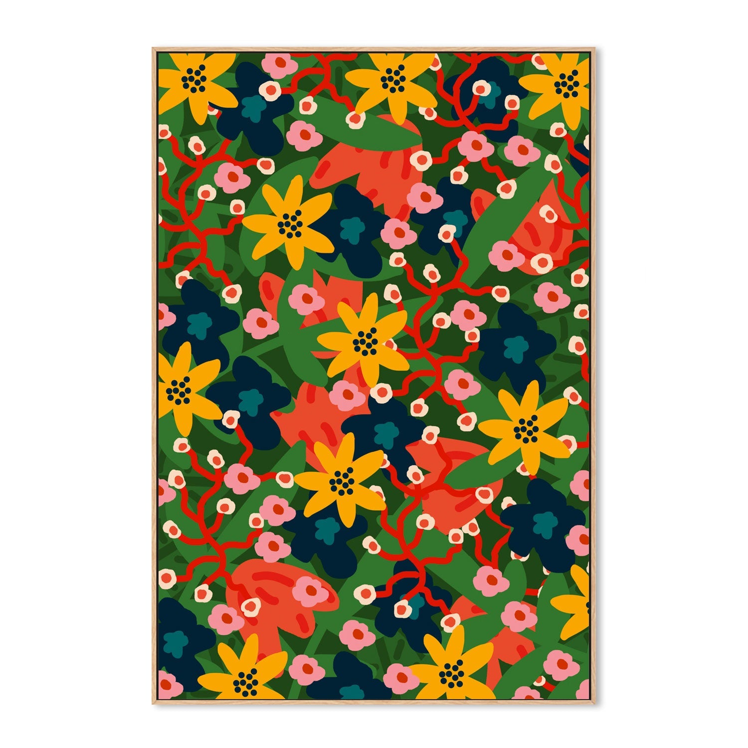 Vivid Petal Parade , By Rafaela Mascaro