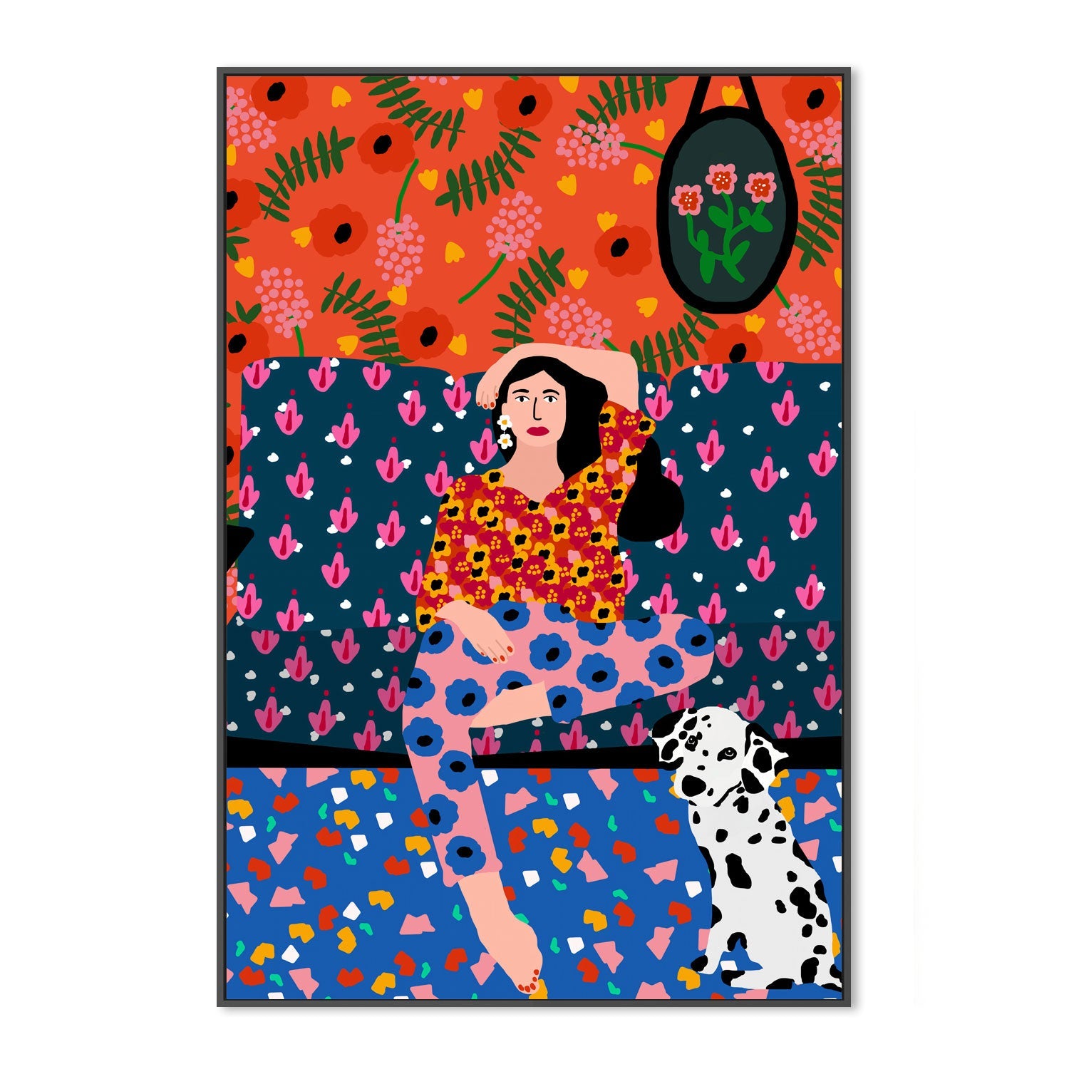 Girl In the Sofa , By Rafaela Mascaro