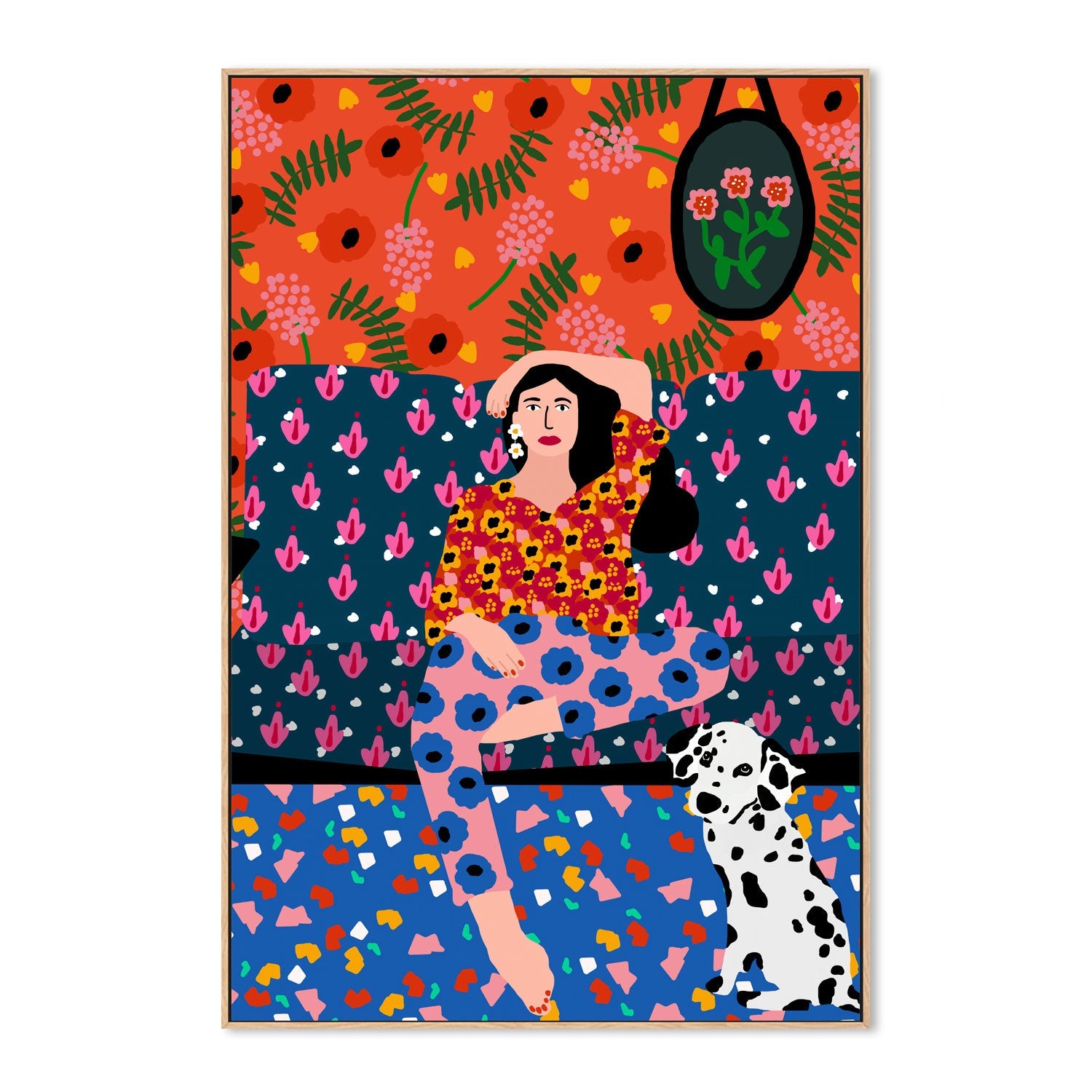Girl In the Sofa , By Rafaela Mascaro