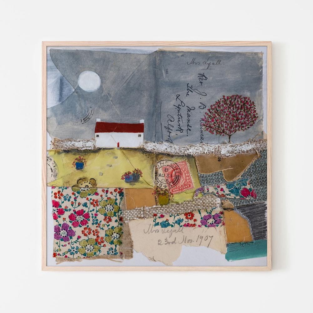 A patchwork garden, Style B-by-Louise O'Hara-wall-art-print-canvas-poster-framed-Gioia