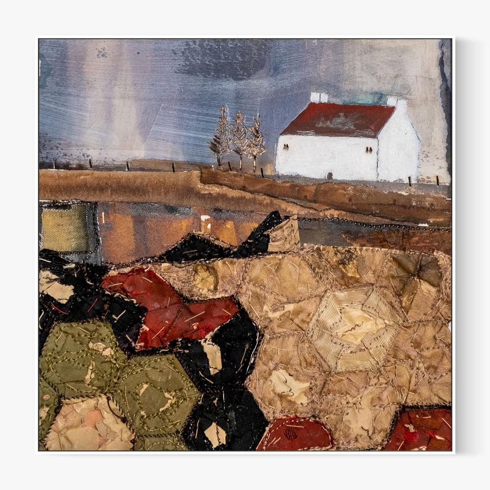 A quilted Autumn-by-Louise O'Hara-wall-art-print-canvas-poster-framed-Gioia