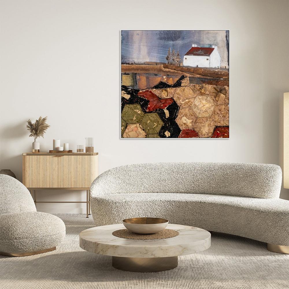 A quilted Autumn-by-Louise O'Hara-wall-art-print-canvas-poster-framed-Gioia