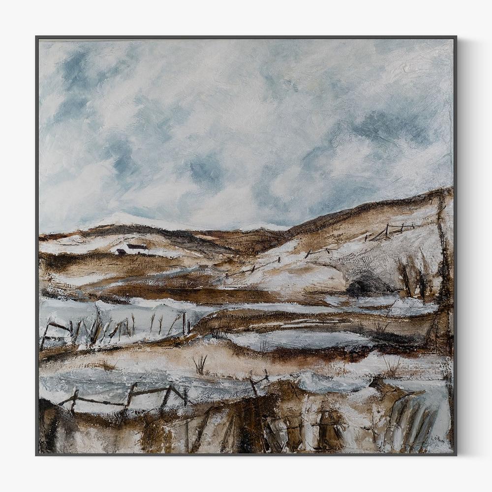 A rugged moorland-by-Louise O'Hara-wall-art-print-canvas-poster-framed-Gioia