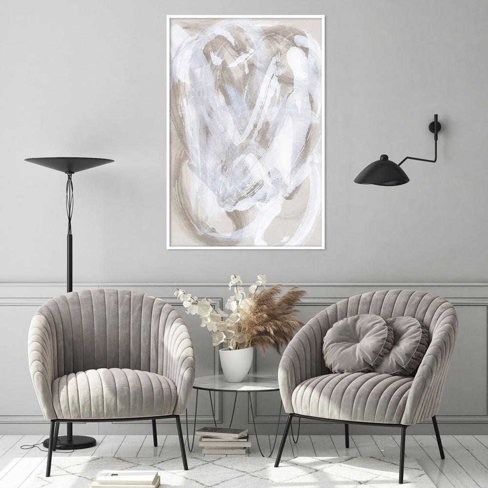 Abstract Brush Strokes 146-by-Mareike Bohmer-wall-art-print-canvas-poster-framed-Gioia