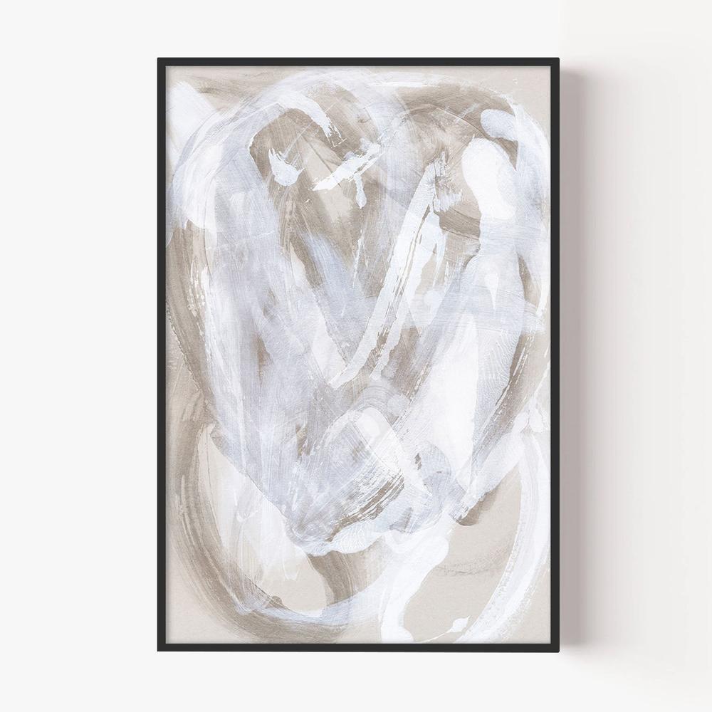 Abstract Brush Strokes 146-by-Mareike Bohmer-wall-art-print-canvas-poster-framed-Gioia