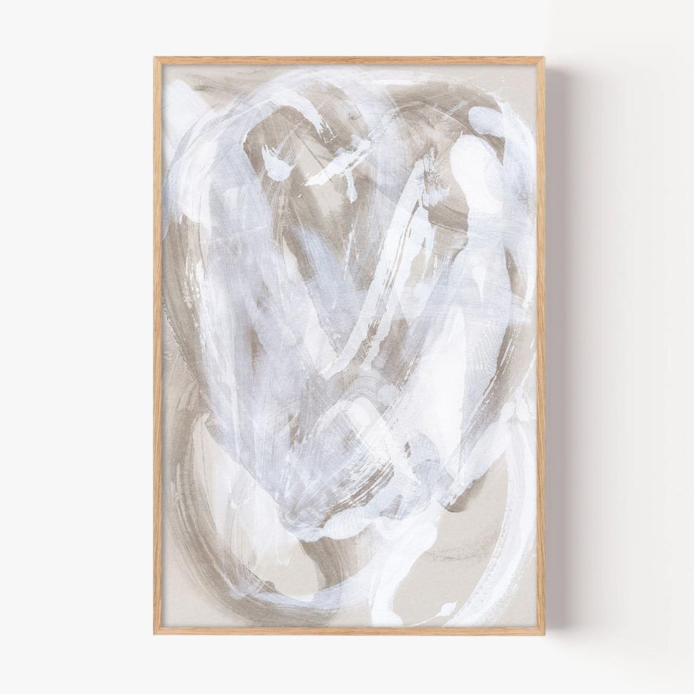 Abstract Brush Strokes 146-by-Mareike Bohmer-wall-art-print-canvas-poster-framed-Gioia