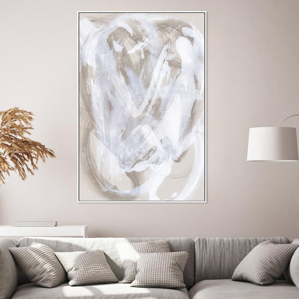Abstract Brush Strokes 146-by-Mareike Bohmer-wall-art-print-canvas-poster-framed-Gioia