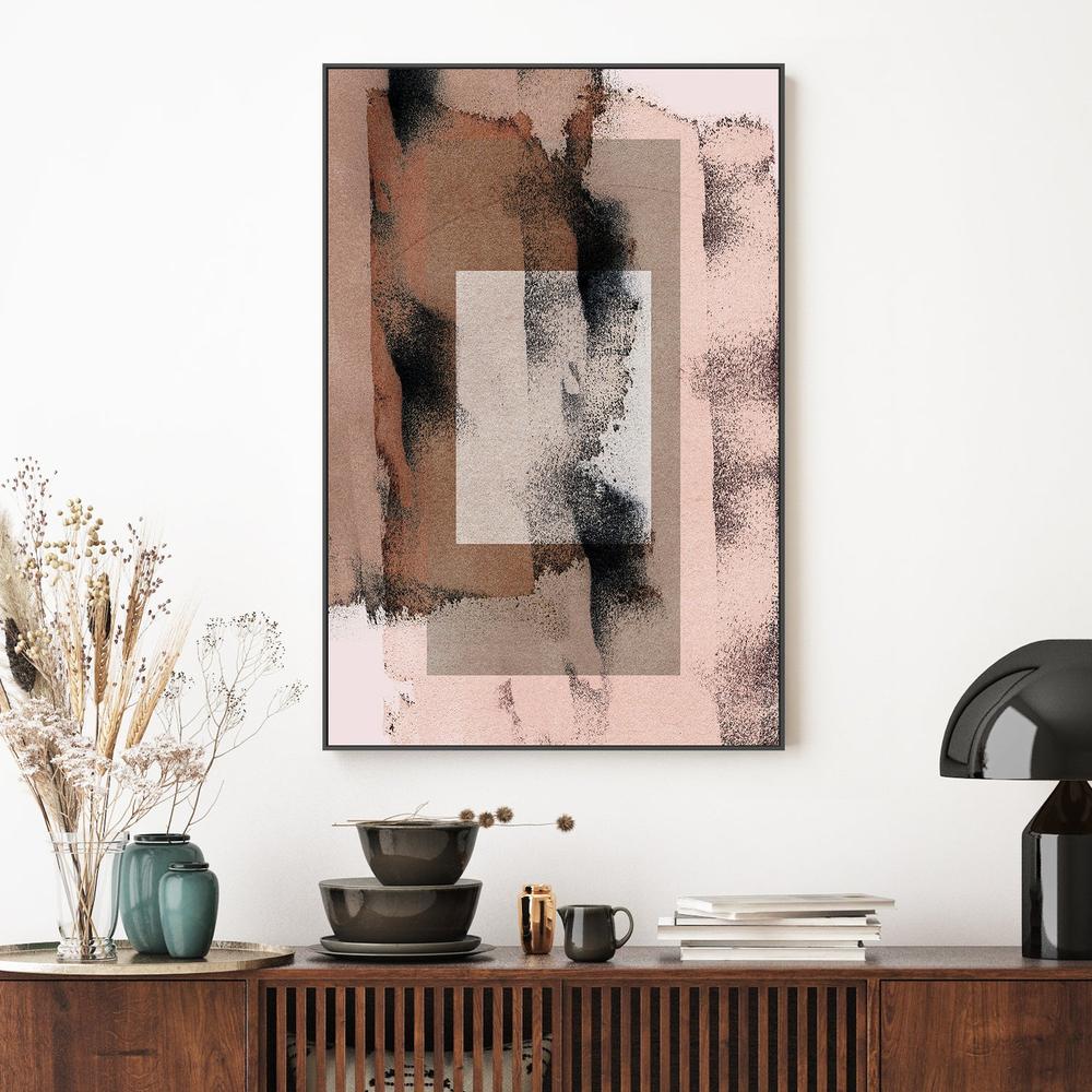 Abstract Brush Strokes 17y-by-Mareike Bohmer-wall-art-print-canvas-poster-framed-Gioia