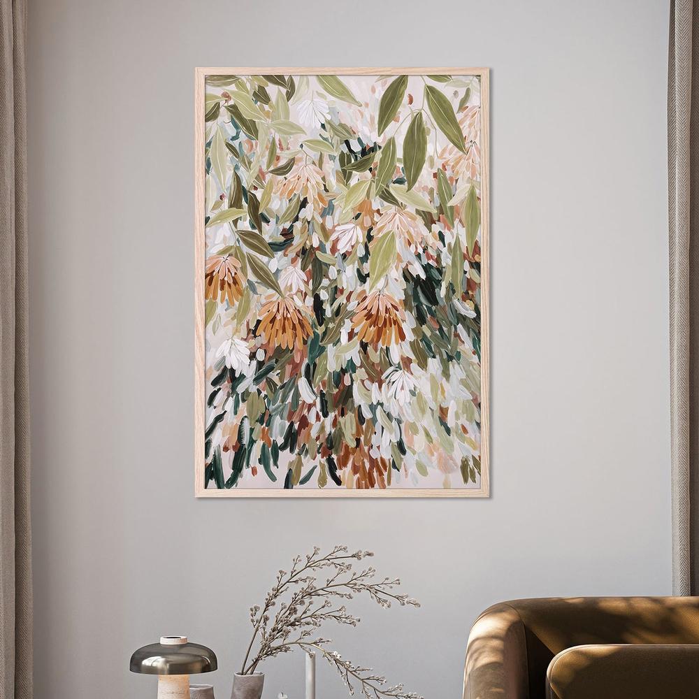 Abstract Floral Garden, Style A-by-Edie-wall-art-print-canvas-poster-framed-Gioia