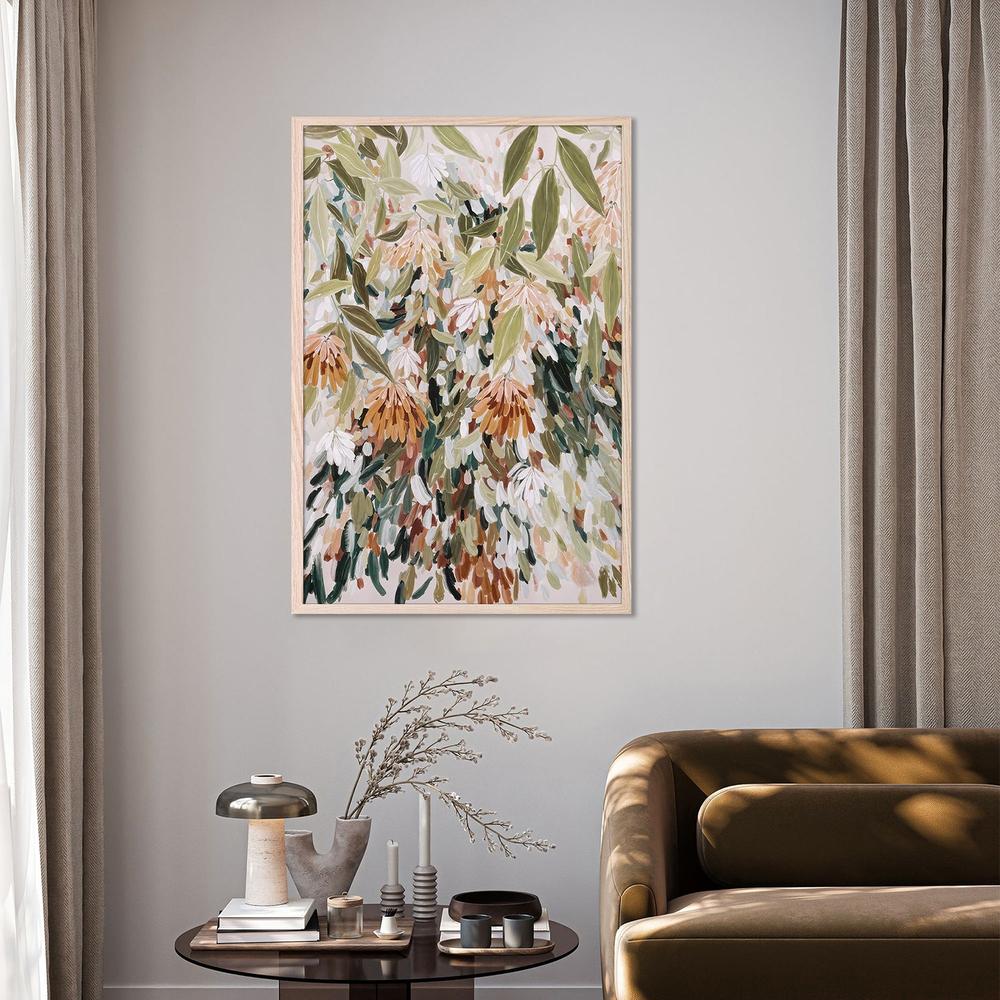 Abstract Floral Garden, Style A-by-Edie-wall-art-print-canvas-poster-framed-Gioia