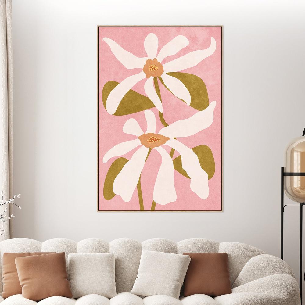 Abstract Flowers, Style A-by-Raissa Oltmanns-wall-art-print-canvas-poster-framed-Gioia