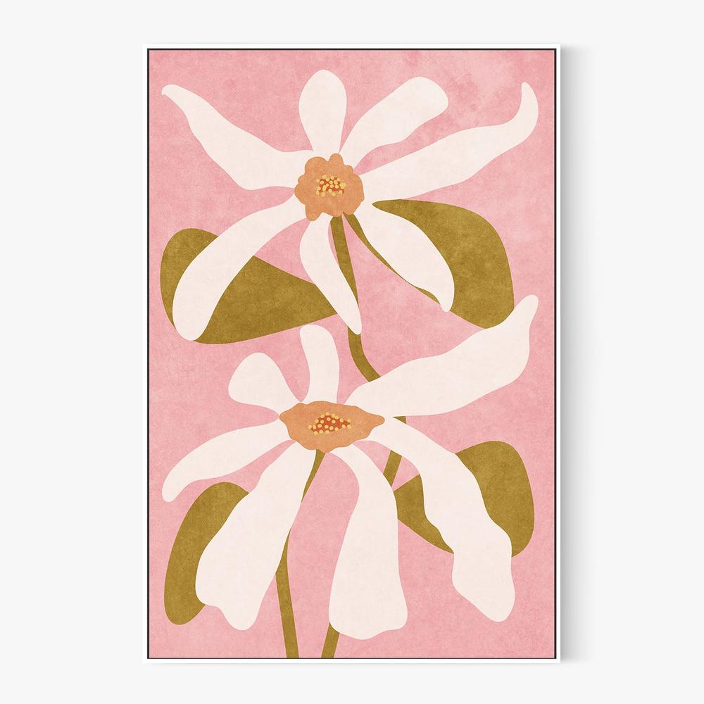 Abstract Flowers, Style A-by-Raissa Oltmanns-wall-art-print-canvas-poster-framed-Gioia