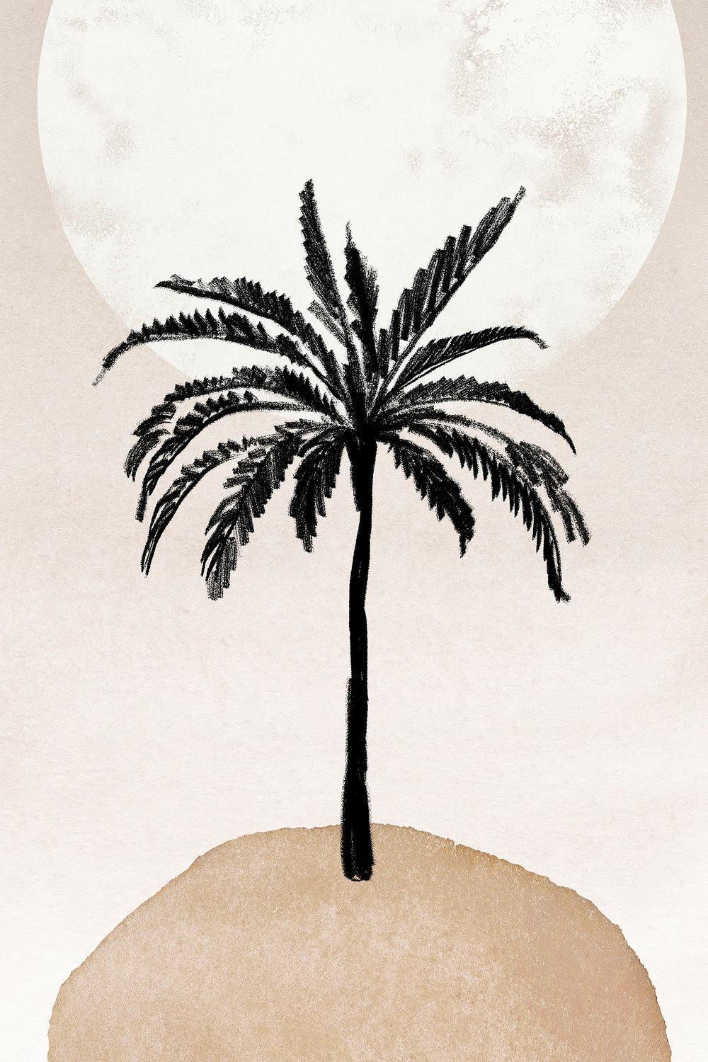 Abstract Palm, Style A-by-Gal Pittel-wall-art-print-canvas-poster-framed-Gioia
