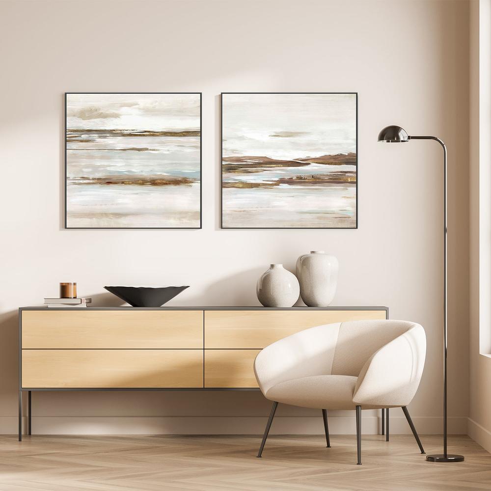 Abstract Tides of the Coast, Style A & B, Set Of 2-by-Lera-wall-art-print-canvas-poster-framed-Gioia