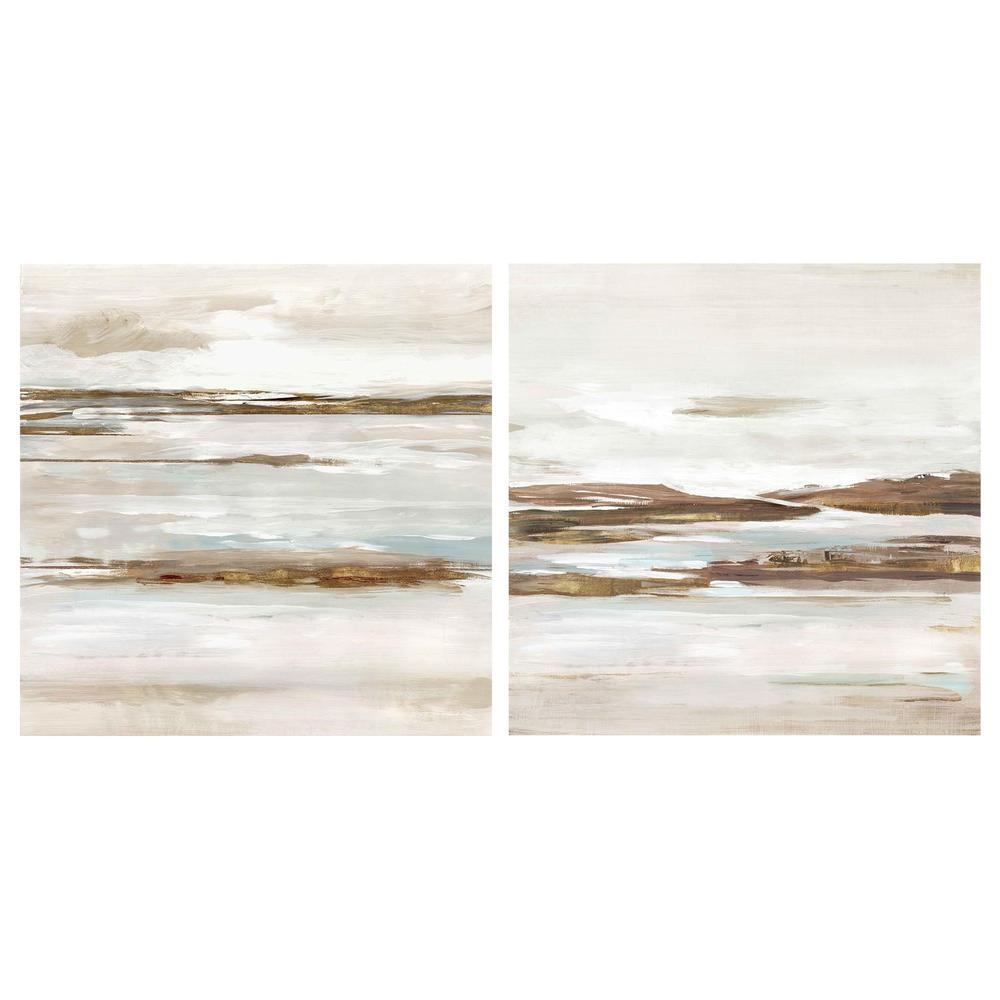 Abstract Tides of the Coast, Style A & B, Set Of 2-by-Lera-wall-art-print-canvas-poster-framed-Gioia